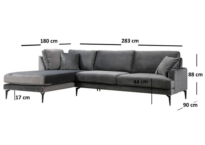 Atelier Del Sofa Papira Corner Left Antracita Atelier Del Sofa Papira Corner Left Antracita